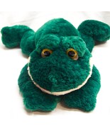 Tri RUSS Floppy GREEN FROG LAYING DOWN 10&quot; Plush STUFFED ANIMAL Toy - $25.19 CAD