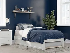 AFI, Colorado Twin XL Platform Bed with Twin XL Trundle and USB Charger,... - $451.99