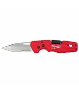 Milwaukee FASTBACK Utility Knife Folding Bottle Opener Flip Open 3&quot; Blad... - $24.15