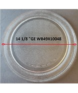 RARE 14 1/8 &quot;GE WB49X10048 GLASS TURNTABLE PLATE / TRAY 9 1/4&quot; Track Req... - $2,961.73 MXN