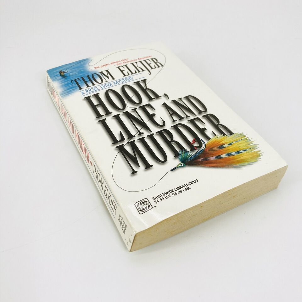 Hook, Line and Murder: A Rigel Lynx Mystery by Elkjer, Thom - $2.97