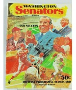 WASHINGTON SENATORS PROGRAMS @ RFK STADIUM RICHARD NIXON ON COVER - $444.42 MXN