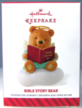 Bible Story Bear 2014 Hallmark Christmas Holiday Ornament NIB God&#39;s Sweet Love - £9.85 GBP