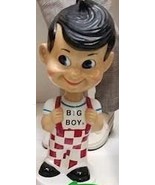Vintage Bob&#39;s Big Boy Collectible Restaurant Bobblehead Black Hair 7.25&quot;... - $29.14 CAD