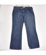 Levi Signature Jeans Low Rise Boot Cut Misses Size 16 Short - $18.94