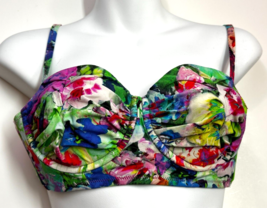 Lands End Womens Swimsuit Bralette Floral mesh size 6 Bella Flora - £12.17 GBP