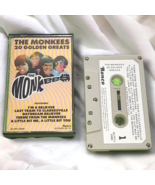 MONKEES 20 golden greats ronco  cassette RARE UK RELEASE - £6.39 GBP