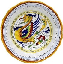Cereal Bowl RAFFAELLESCO DELUXE Deruta Majolica Dragon Ceramic - $129.00