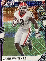 Zamir White 2022 Pro Set Football Draft Purple Metal Card - PSB-ZW1 - Rookie - £5.37 GBP