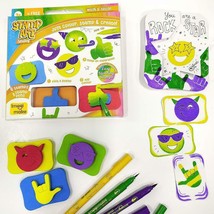 Low Cost Creative Learning Activity Kit Stamp Art Smiley DIY Kids Art Set 3+ Yr - £13.76 GBP