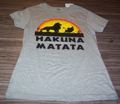 Women&#39;s Teen Walt Disney The Lion King Hakuna Matata T-shirt Large New w/ Tag - £15.82 GBP