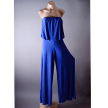 Royal Blue Womens Strapless Evening Party Playsuit Casual Jumpsuit Rompe... - $29.99