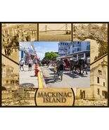 Mackinac Island Michigan Laser Engraved Wood Picture Frame Landscape (5 ... - $30.99