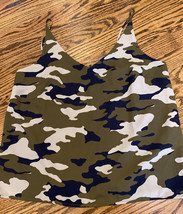 Banana Republic Factory Camouflage Print Camisole Top Size Large - £15.56 GBP