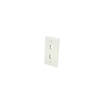 Startech PLATE2WH DUAL OUTLET RJ45 UNIVERSAL WALL PLATE WHITE - PLATE2WH... - $31.07 CAD