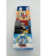 Sonic the Hedgehog 5 Pair CREW SOCKS Men Size 6-12 NEW - £7.48 GBP