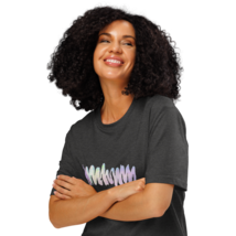 Unisex Organic Ribbed Neck T-Shirt – Dark Heather Grey - $54.99