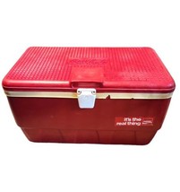 Vtg 70s Red Coca-Cola Coke Igloo Cooler Ice Chest 24x14x14 USA - £58.85 GBP