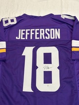 Justin Jefferson Signed Minnesota Vikings Football Jersey COA - £159.45 GBP