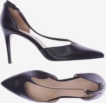 Guess Ladies Black Leather Stiletto Heels Point Toe Thin Straps size EU 37 - £54.58 GBP