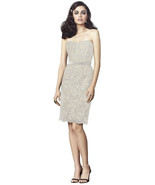 Dessy 2911...Strapless, Cocktail Dress..Assorted sizes....Palomino / Ivo... - £18.22 GBP+