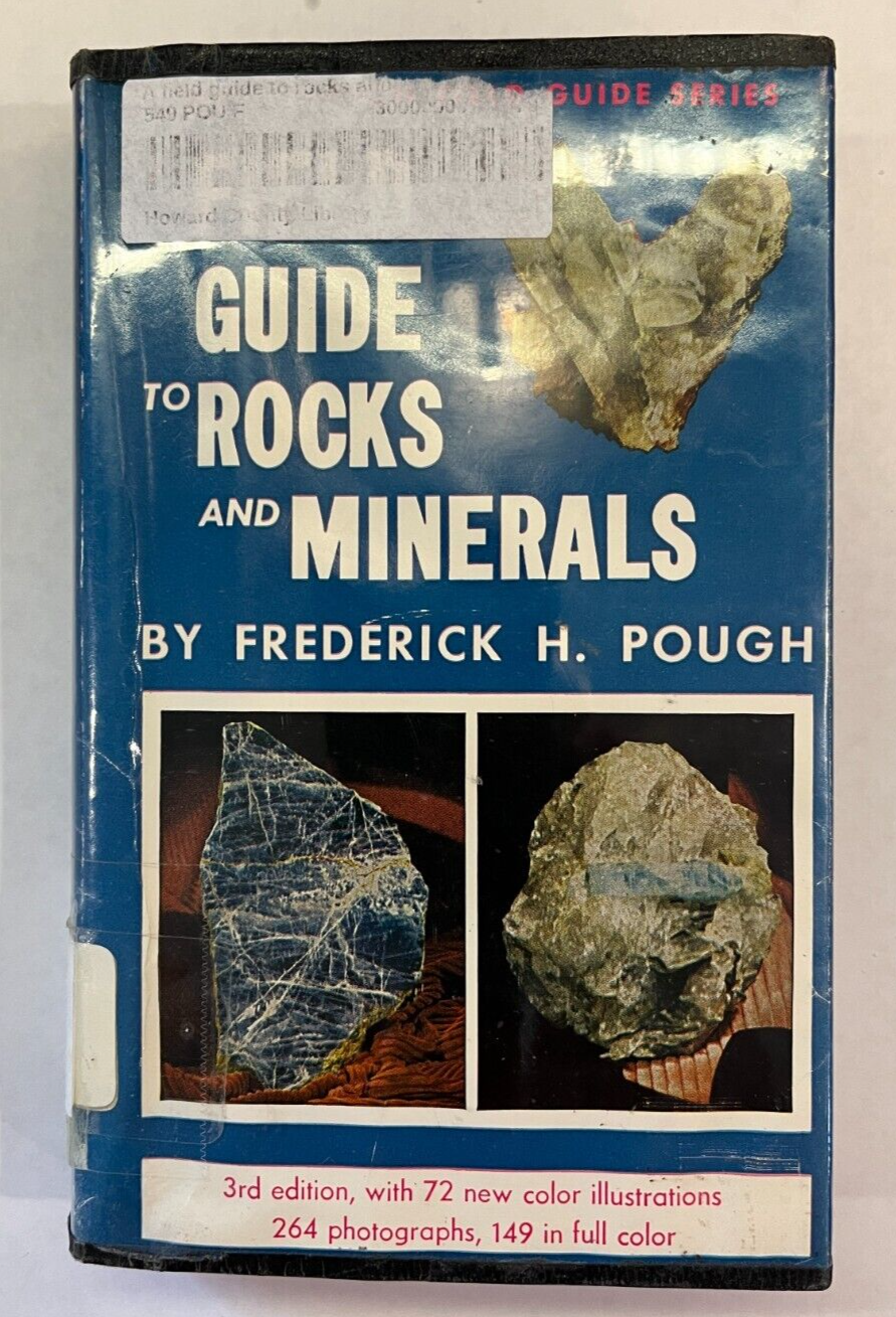 A Field Guide to Rocks and Minerals Hardcover Roger T. Peterson - $8.91