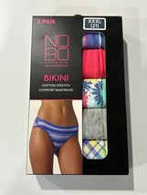 Women&#39;s No Boundaries Cotton Bikini Panties 5 Pair Pack Size 3XL XXXL (2... - $7.86