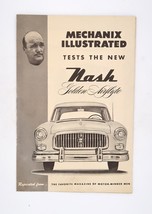 Vtg 1952 Nash Ambassador Golden Airflyte Mechanix Illustrated Ephemera - $14.99
