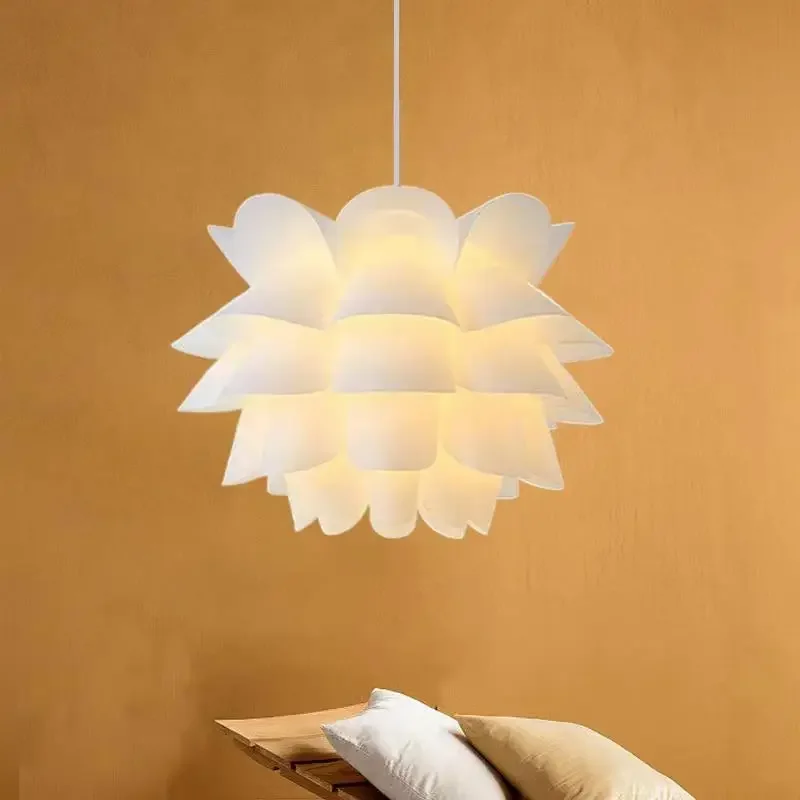 DIY Lotus Pendant Light Ceiling Lamps Puzzle Lights Modern Lamp Shade fo... - $24.45