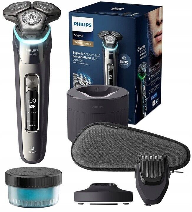 Philips S9986 Wet&Dry AI-Powered Beard Shaver Bluetooth GroomTribe Series 9000 - £455.59 GBP