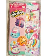 Shopkins Underwear Girls size 8 Panties Briefs 7 Pair NEW Apple Lippy Co... - $16.84