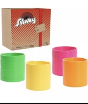 Slinky the Original Walking Spring Toy Plastic Giant Slinky 4 Pack 4 Col... - $926.91 MXN