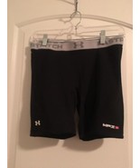 1pc Under Armour Women&#39;s Black Fast Pitch Slider Shorts Baseball Size Large - $32.01