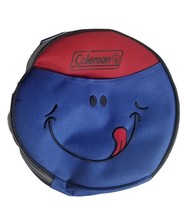Coleman Kids Lunchbox Cooler Blue School Lunch Box Pail Cute Happy Face - $9.74