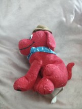 Vintage Scholastic Clifford The Big Red Dog 6&quot; Plush Soft Toy Beanie Born 2003 - $14.85