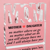 Mothers Day Gifts for Mom, Heartwarming Acrylic Birthday Gifts Ideas for Mom Bes - £16.65 GBP