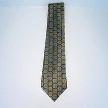 Burma Bibas Tie Mens Silk Geometric Extra Long - $21.59