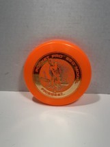 1980 WHAM-O Orange 4.75&quot; FRISBEE POCKET PRO 25G MODEL FLYING DISC Vintage - £15.46 GBP