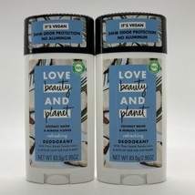 2 Pack - Love Beauty and Planet Coconut Water Mimosa Flower Deodorant 2.95 oz ea - £33.32 GBP