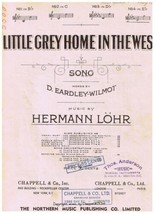 Little Grey Home In The West Sheet Music D Eardley-Wilmot Hermann Lohr - $2.05