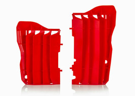 Red Acerbis Radiator Guards Covers Louvers For 2018-2019 Honda CRF 250R ... - $39.95