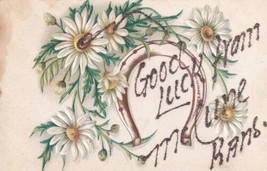 McCune Kansas KS Good Luck From Postcard C54 - $2.99