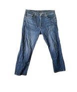 Levi 505 Mens Jeans Size 38x30 Straight Leg Blue Jean Pants Medium Wash - £19.64 GBP