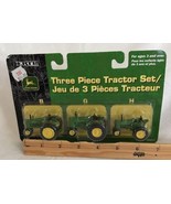John Deere 1/64 tractor set - 3 Piece MOC 2002 NEW!  B  G  H  #15217 - £23.96 GBP