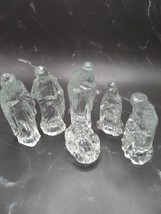 Vintage Glass Nativity Figurines Set - £8.64 GBP