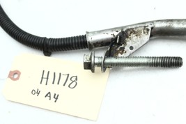 2002-2005  AUDI A4 1.8L NEGATIVE BATTERY GROUND WIRE CABLE H1178 image 3