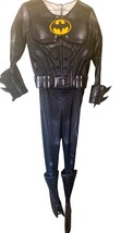 Batman Padded Suit Costume Child Large Halloween 15in Shoulder 40in Shoe... - $14.68