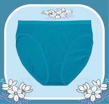 M  Blue Dive Stretch Cotton LOGO Waist Victorias Secret Hiphugger Brief Pantie - £8.64 GBP