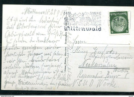 Germany 1937 Photo Post Card Mittenwald Used 12781 - £7.78 GBP