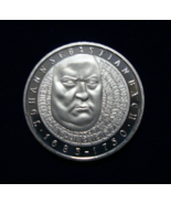 GERMANY  10 MARK  2000-J  .925 FINE SILVER  PROOF  &quot;J S BACH 1685-1750&quot;  * - $559.49 MXN